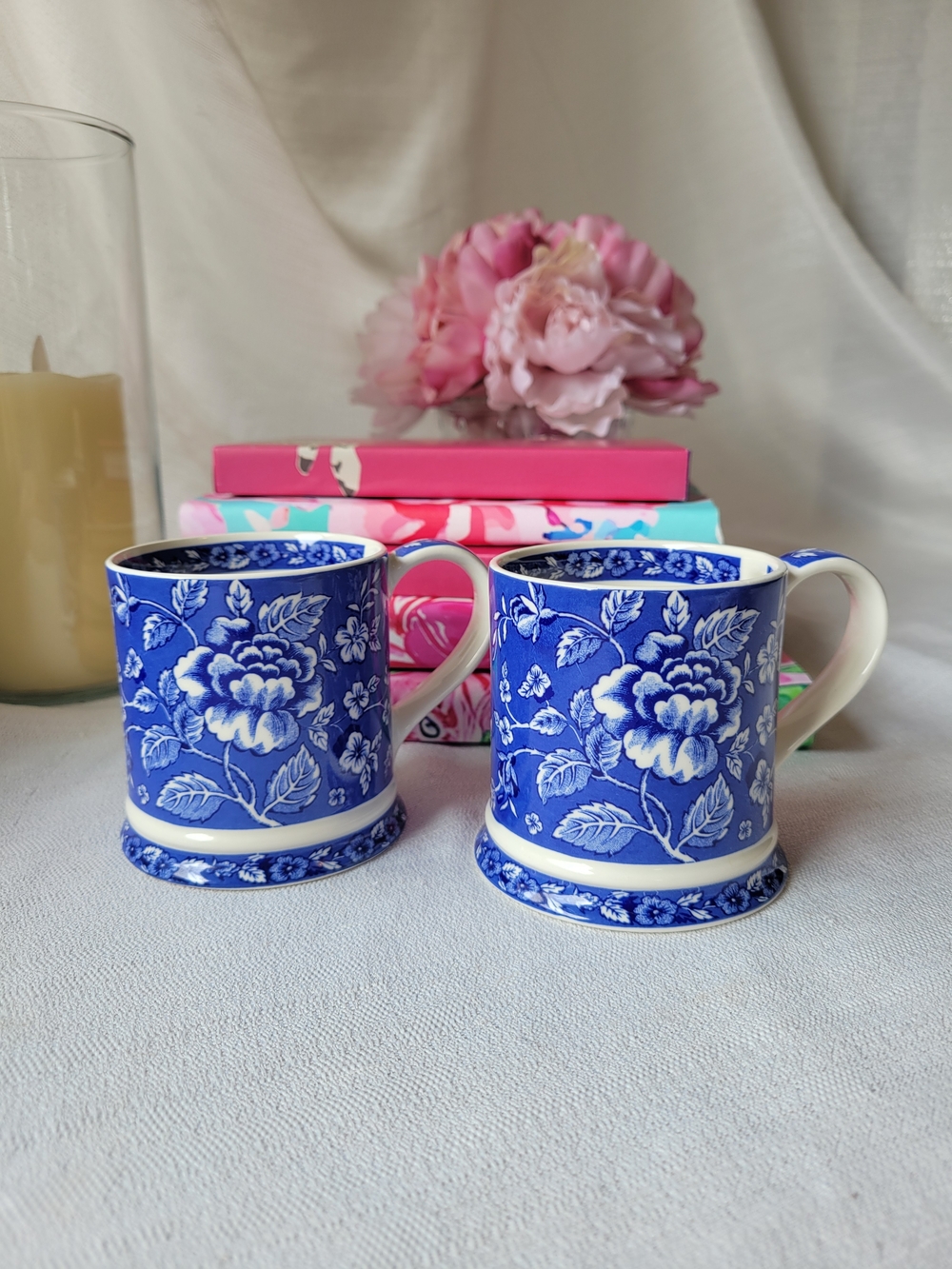James Sadler Vintage Porcelain Afternoon Tea Collection Mugs - Set of 2